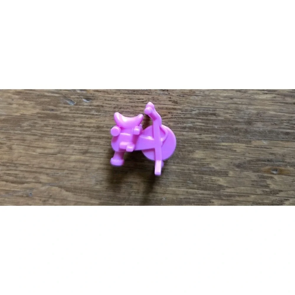 Vintage Polly Pocket 1995 Pop-up Clubhouse Pink Exercise Bike Only